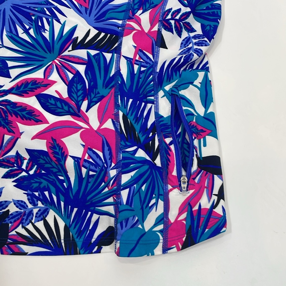 Coolibar Rash Guard size M Floral UPF 50 UV Protection EUC - Picture 9 of 9